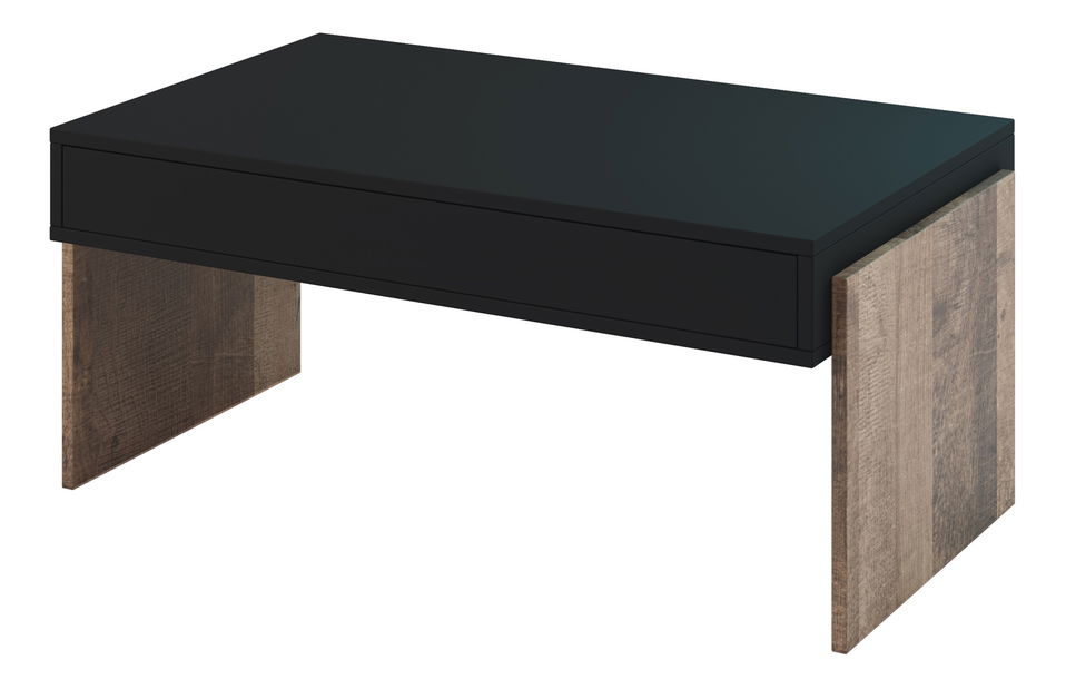 Masă de cafea Zantra (Negru + Stejar colonial grange)