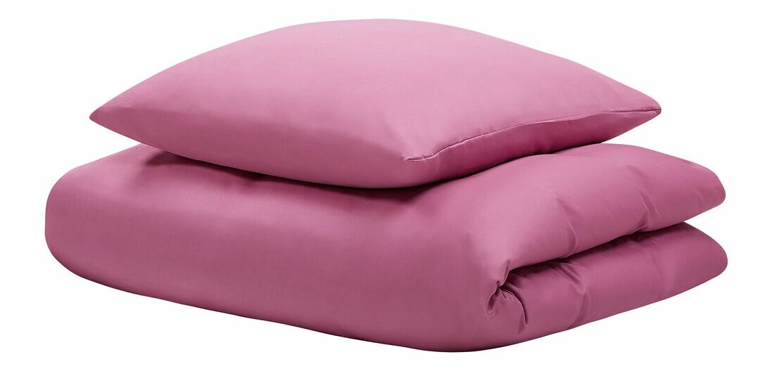 Posteljina 135 x 200 cm Hunter (ružičasta) (u kompletu s jastučnicama)