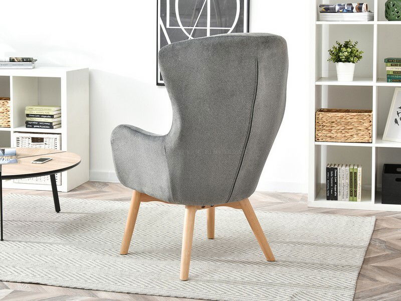 Fotoliu Leto (gri + negru)