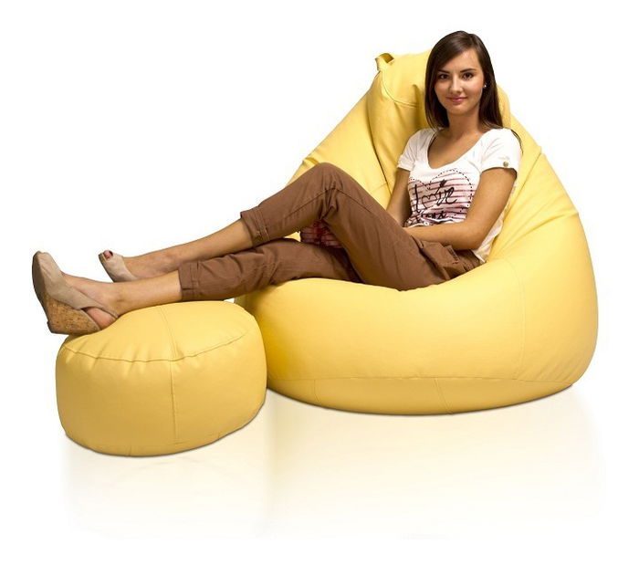 Fotoliu puf Kizzy XXL (suport picioare GRATUIT) (ES 03)