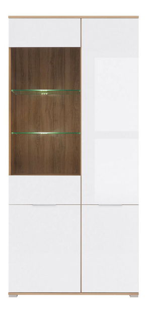 Vitrína BRW Zele REG1W3D