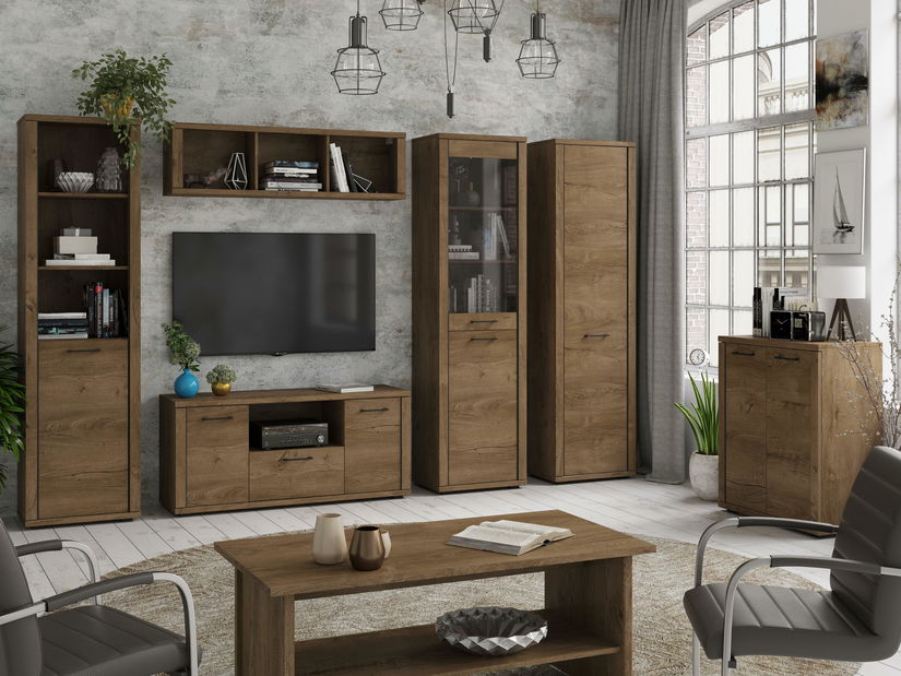 Dulap cu rafturi Clinecas (stejar lefkas) 