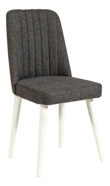 Jedálenská stolička Vlasta 2 (biela + antracit)