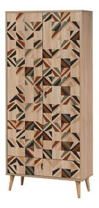 Dulap de haine Cettelona (Multicolor)