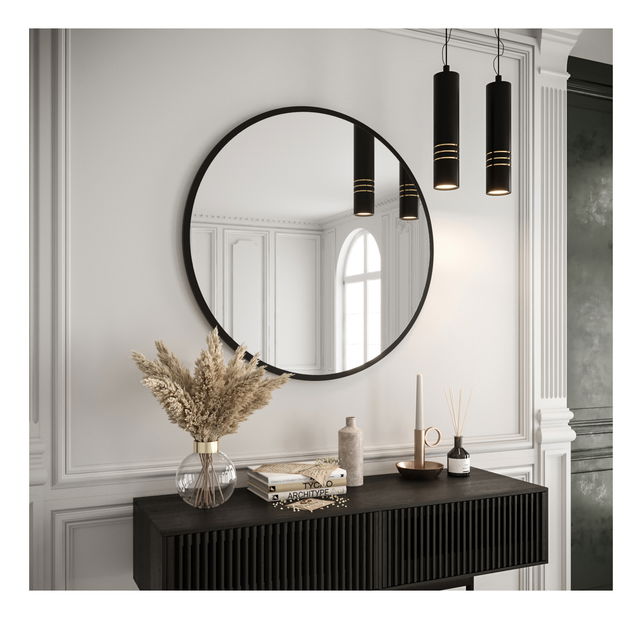 Oglindă Favian (Negru mat)