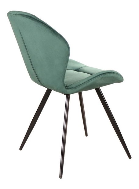 Jedálenská stolička Glinda (zelená + čierna)