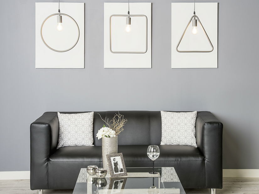 Závesná lampa Lerik (svetlosivá)