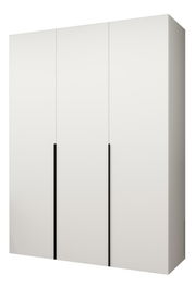 Ormar za garderobu 150 cm Alice 1 (bijela + crna)