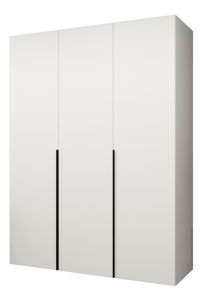 Dulap de haine 150 cm Alice 1 (alb + Negru)