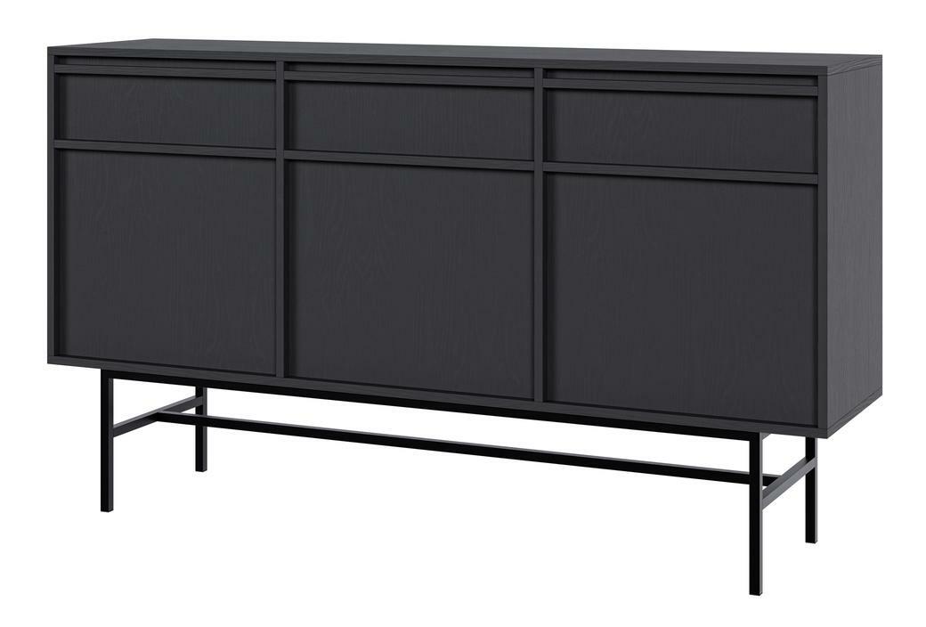 Komód Evane E10 (fekete)