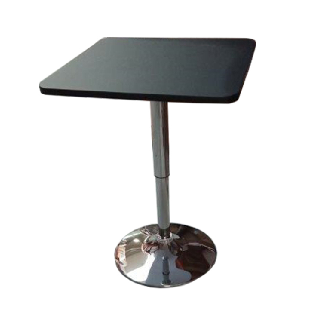 Barový stôl Freya (čierna + chróm)
