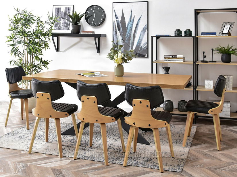 Stolica Iris (crni hrast + hrast)