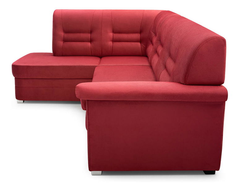 Rohová sedačka Janeen (tmavočervená) (P)