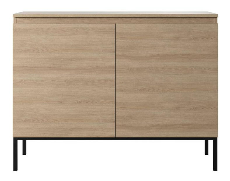 Dulap Bennasi B2 (stejar linberg + negru)