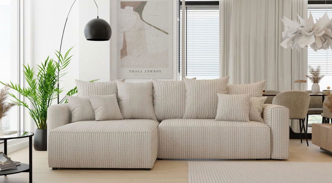 Colțar Napolia (S) (bej deschis)