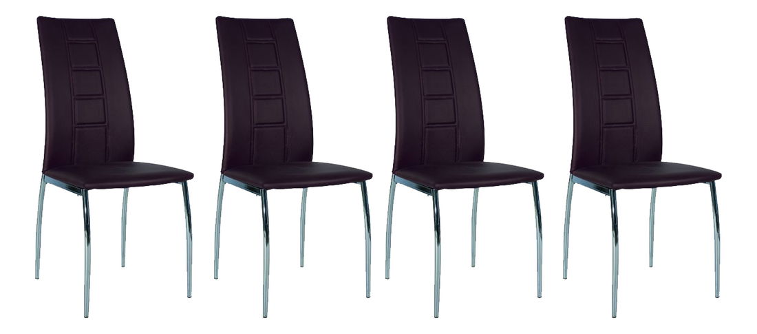 Set 4 ks. jedálenských stoličiek H-880 hnedá * výpredaj