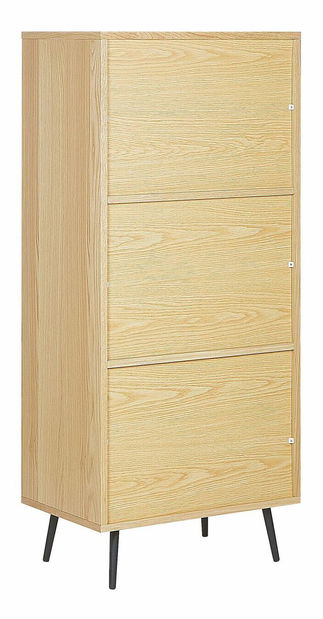 Raft RIMEN (lemn deschis + alb)