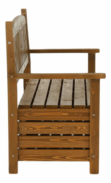 Záhradná lavica 150 cm Amelli (hnedá)
