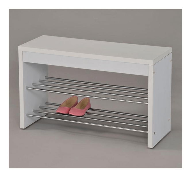 Cipőtároló Lone (fehér)