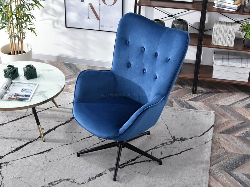 Fotel Truni (tengeri + fekete)