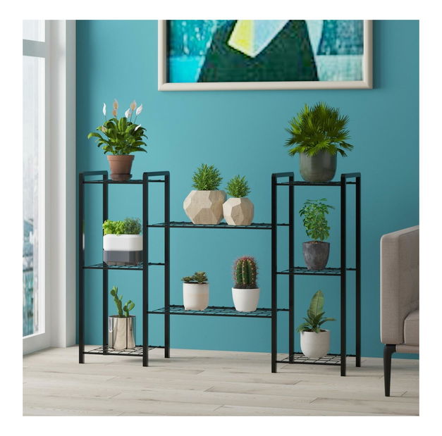 Dekoratív viágtartó állvány Sosenu 2 (fekete) 