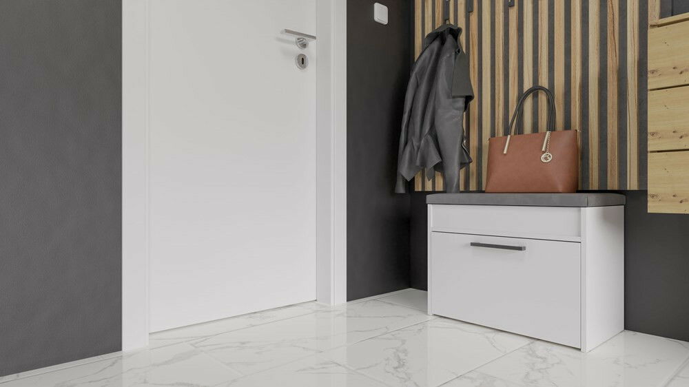 Botník (skrinka na topánky) Puntuable Mini 1 (biela)