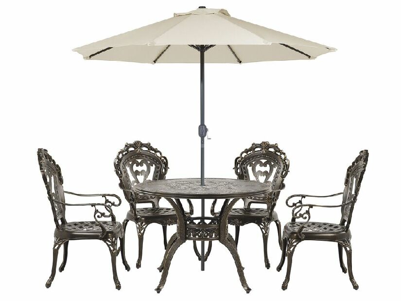 Set mobilier de grădină Sapricot (maro) 