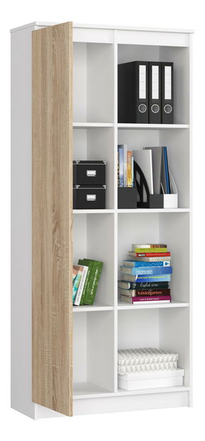 Regál Rehana II (fehér + szonoma tölgy)