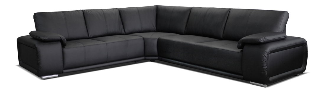 Rohová sedačka Buffalo 2+A+3 (čierna) (L)
