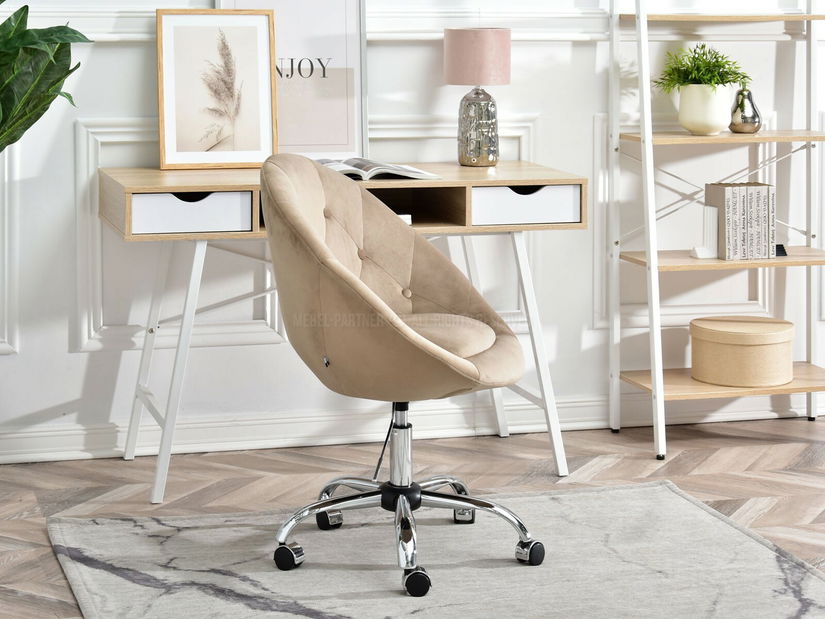 Kreslo Lush 4 (béžová + chrómová)