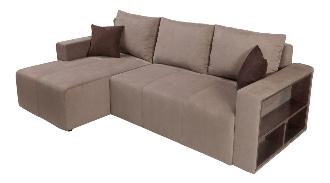 Rohová sedačka BRW Mateo II Lux 3DL.URC béžová (L)