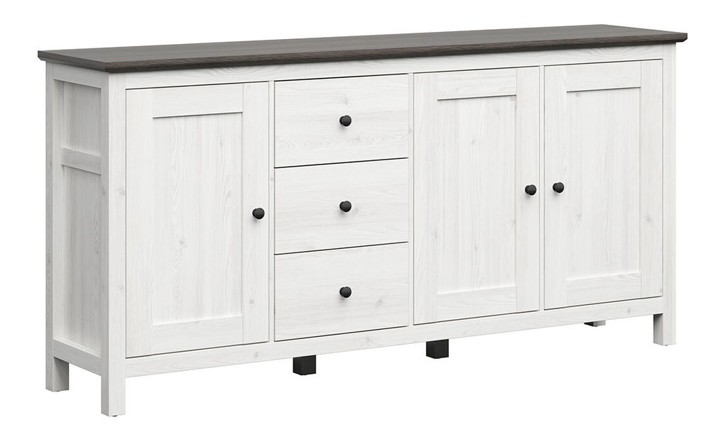 Komód Hesen KOM3D3S/10/20 (világos sibiu vörösfenyő + fenyő larico)