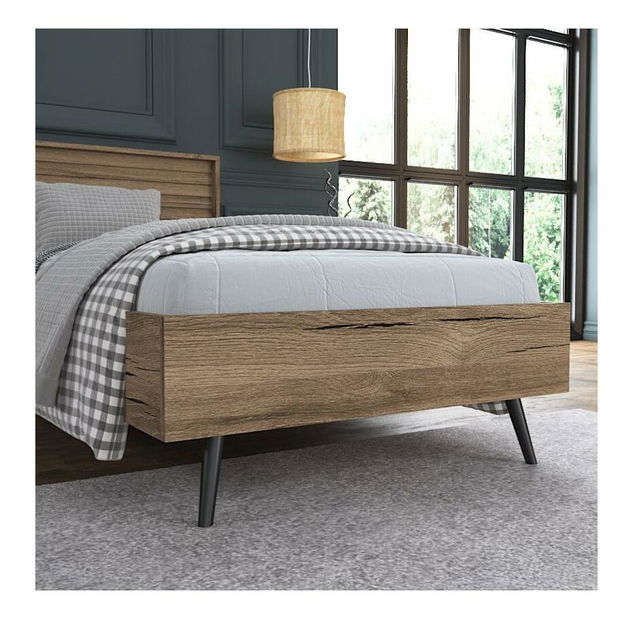 Franciaágy 160 cm Franc 46 (dió)