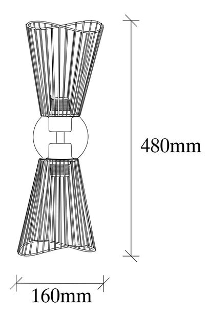 Zidna svjetiljka Zena 3296