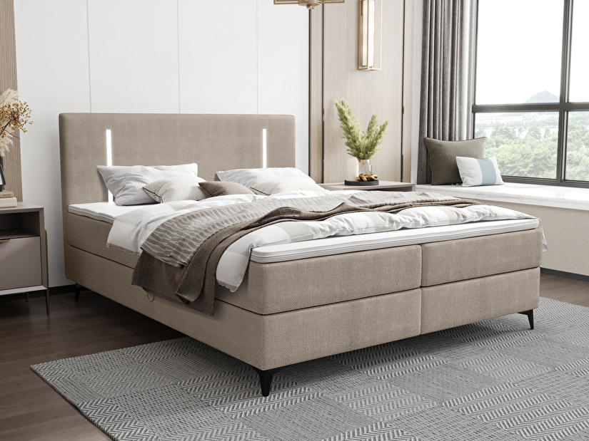 Franciaágy Boxspring 180 cm Mirjan Narcyn (piros) *kiárusítás