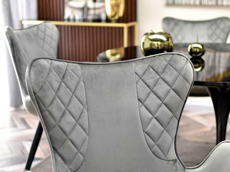 Scaun Kammel (gri + negru)