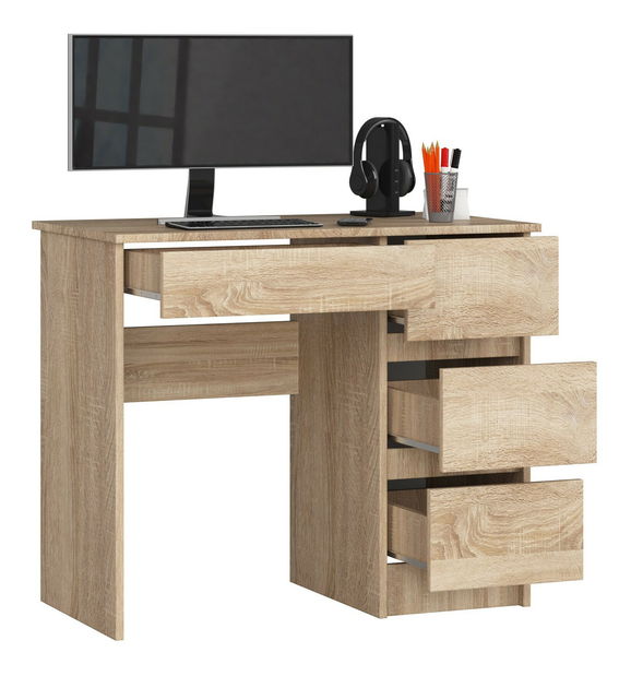 Masă PC Benicio II (Stejar sonoma) (D)