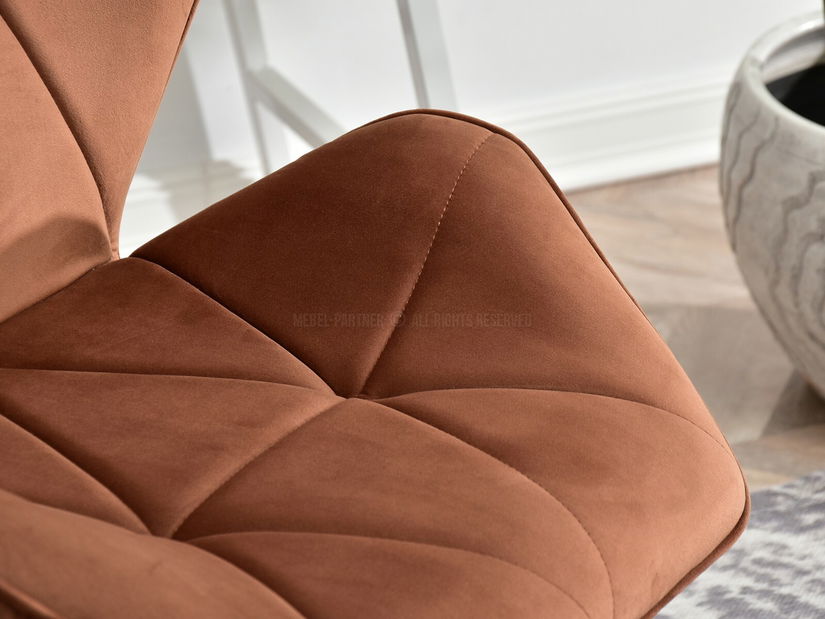 Fotoliu Velma M (cupru + crom)