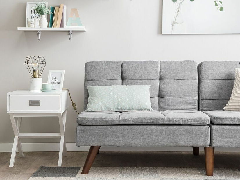 Canapea 3 locuri Risback (gri deschis) 