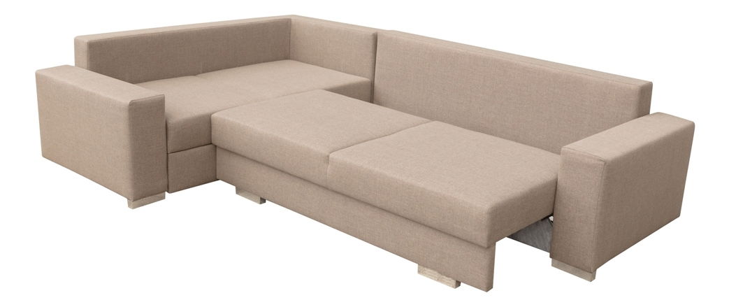 Rohová sedačka Tranio (hnedá) (L)