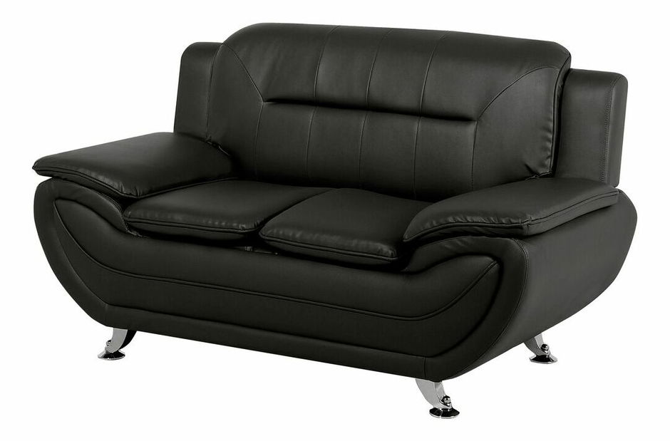 Sedacia súprava 3+2+1 Leiza (čierna)