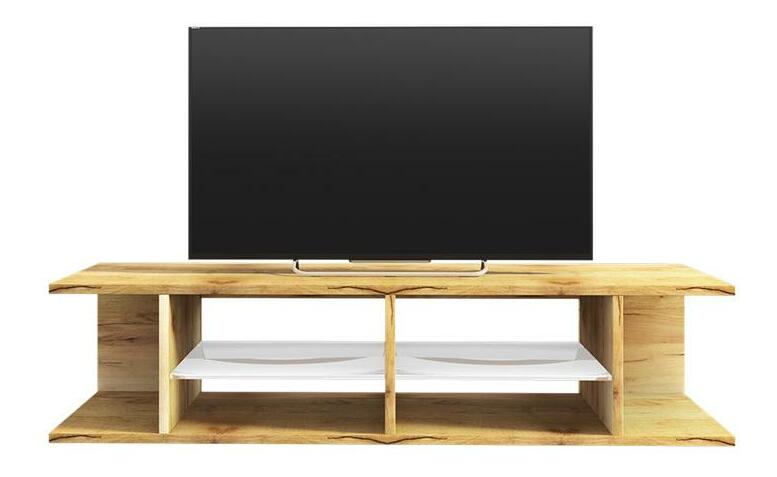 Masă TV Monty 137 (cu iluminat) (stejar wotan)