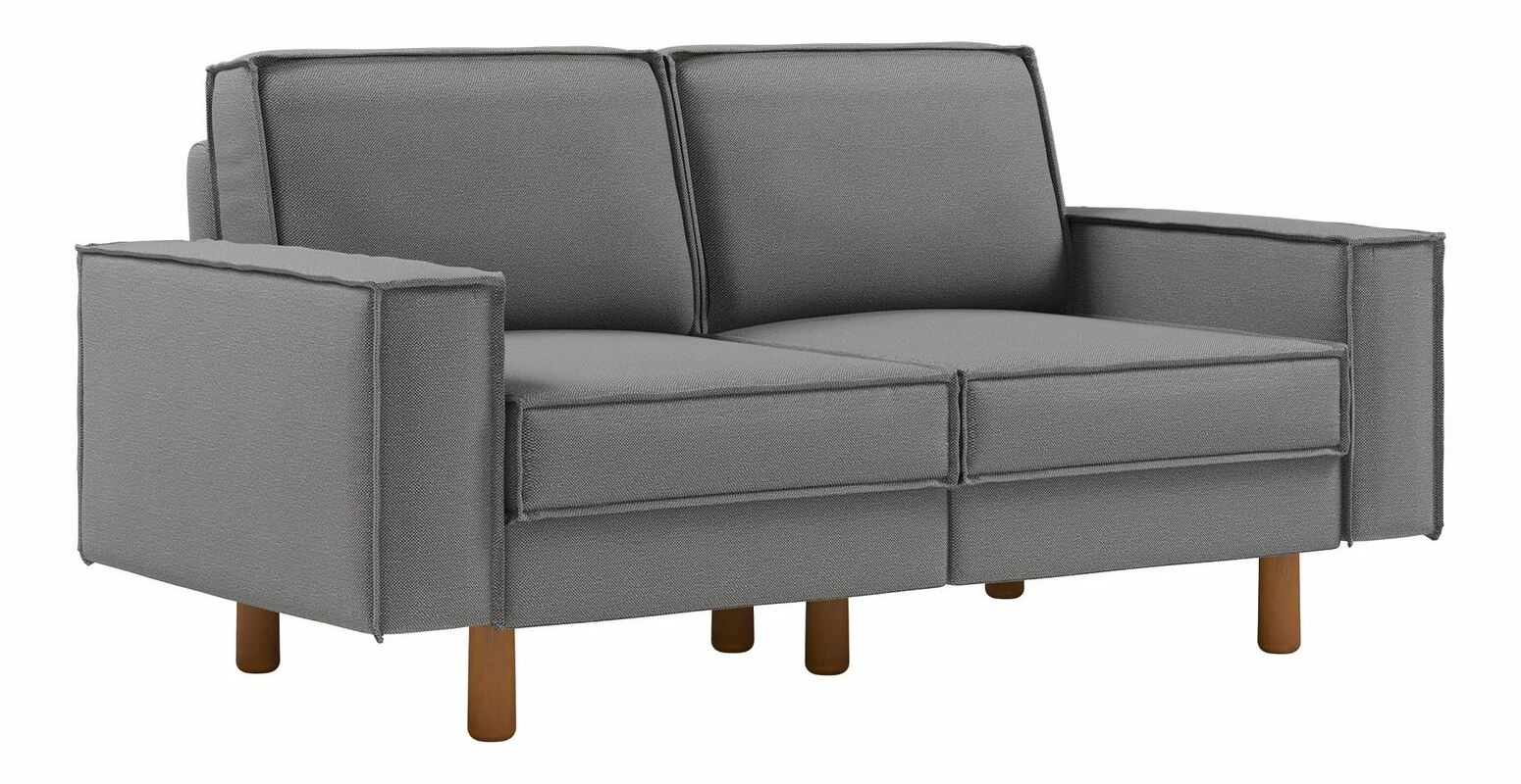 Pohovka dvojsedačka Spary 2 (sivá + orech)