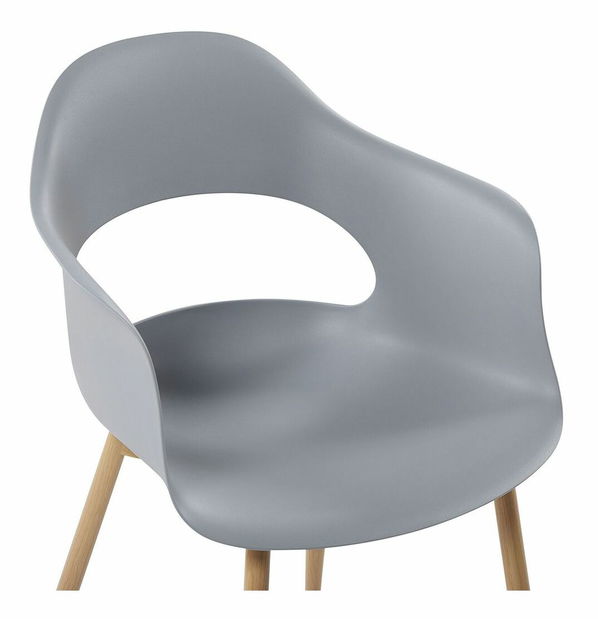 Set 2 ks. jedálenských stoličiek URCA (svetlosivá)