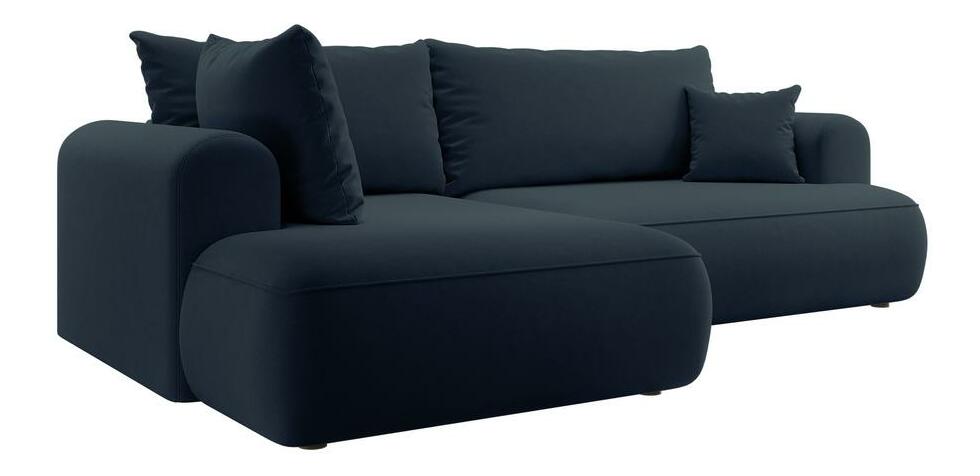 Kutna garnitura Olivo II (L) (plava + crna)