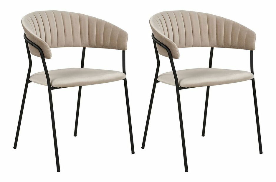 Set 2 buc scaune de sufragerie Marza (bej)