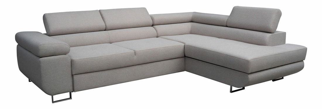 Rohová sedačka Moshe (svetlosivá) (P)