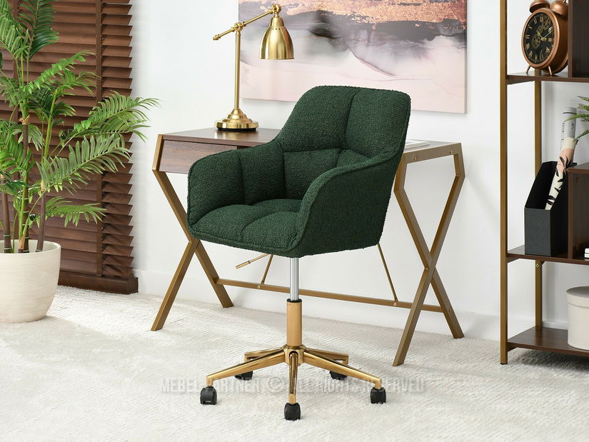 Fotel Island (zöld + arany)