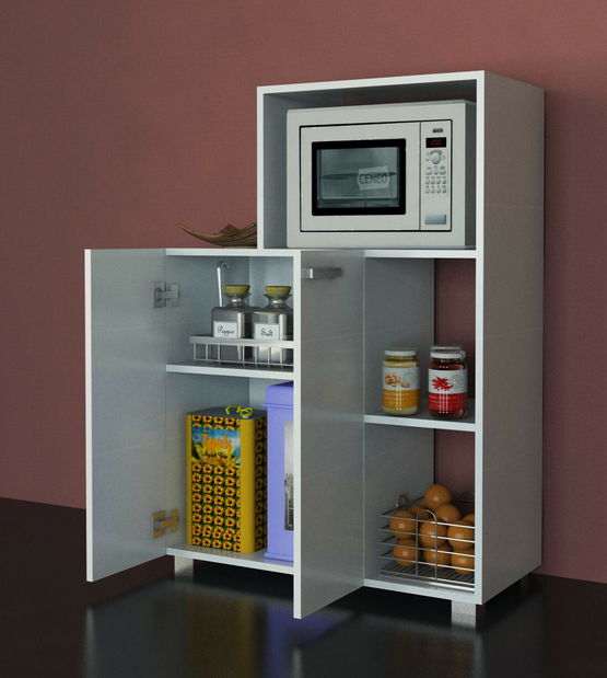 Konyhaszekrény Paris (fehér)