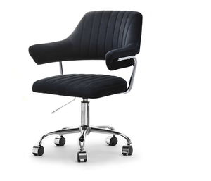 Stolička Merylyn (čierna + chrómová)